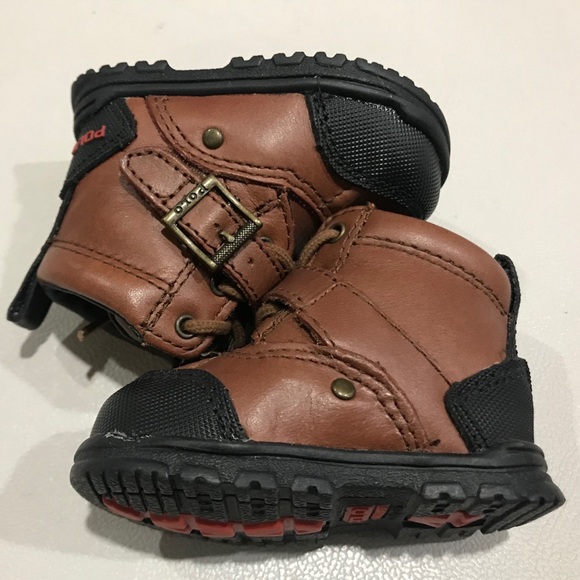 Polo Ralph Lauren Infant Booties Size 0 - Picture 6 of 8